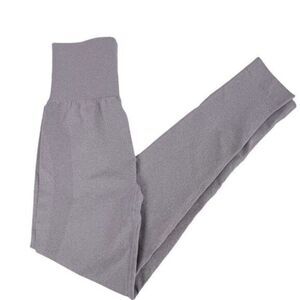 BRAND NEW WOMENS STRETCH YOGA PANTS GRAY SIZE S